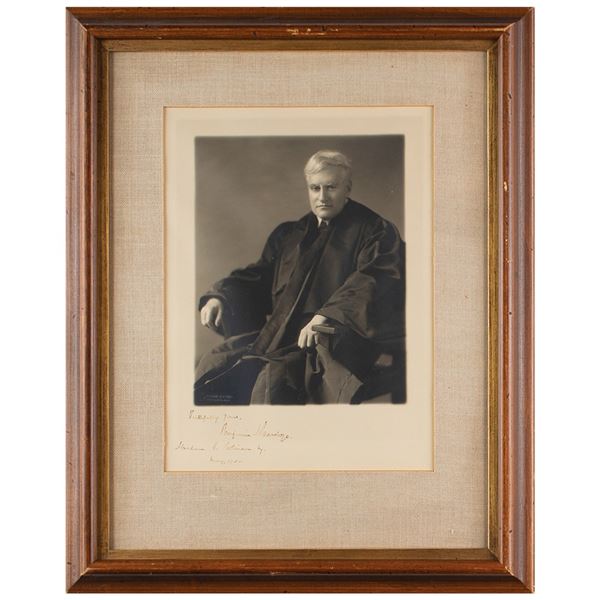Benjamin Cardozo Signed Photograph