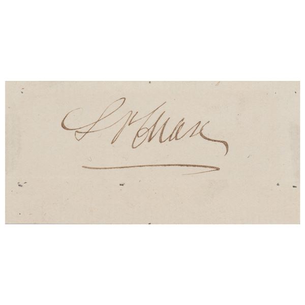 Salmon P. Chase Signature