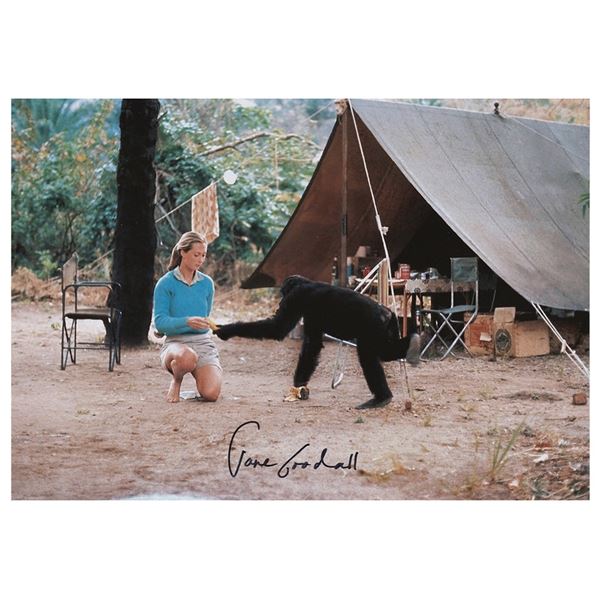 Jane Goodall Signed Photograph