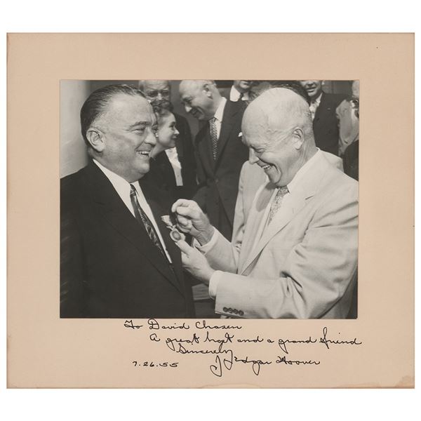 J. Edgar Hoover Signed Photograph