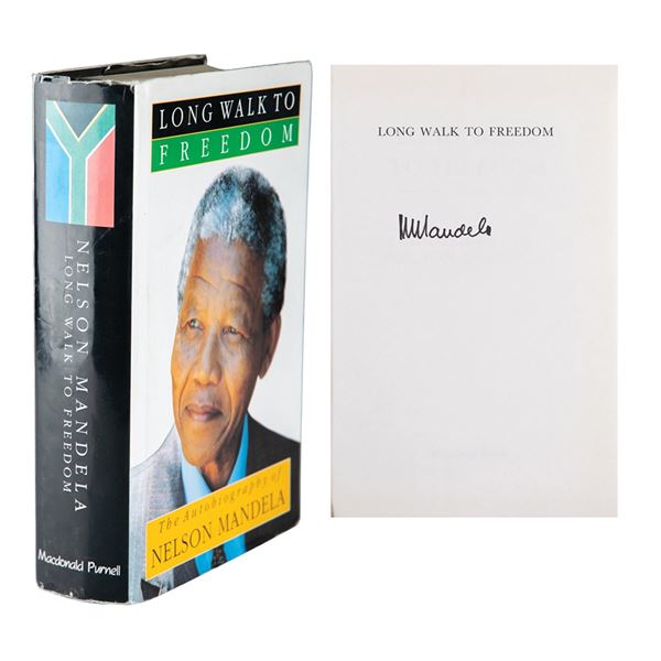 Nelson Mandela Signed Book