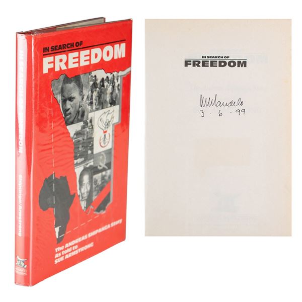 Nelson Mandela Signed Book