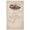 Image 1 : Tomas Masaryk and Edvard Benes Signed Menu