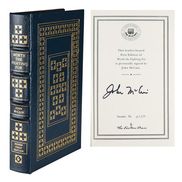 John McCain Signed Book