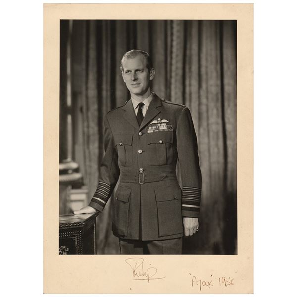 Prince Philip Signed Photograph