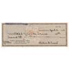 Image 1 : Melvin Purvis Signed Check