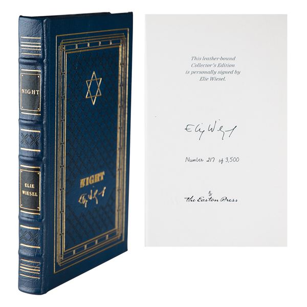 Elie Wiesel Signed Book