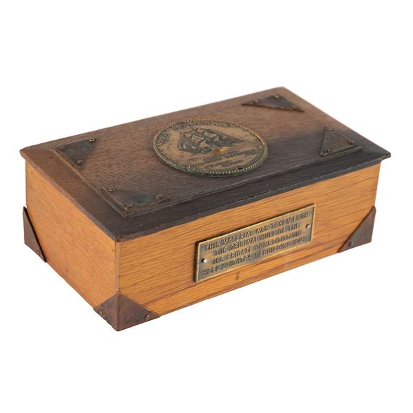 USS Constitution Wooden Box