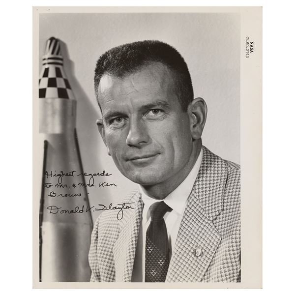 Deke Slayton Signed Photograph