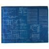 Image 10 : Frank Lloyd Wright Design Drawing and Lot of (9) Blueprints