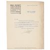 Image 1 : Paul Poiret Typed Letter Signed