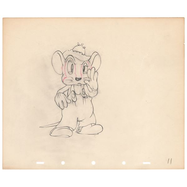 Abner production drawing from The Country Cousin
