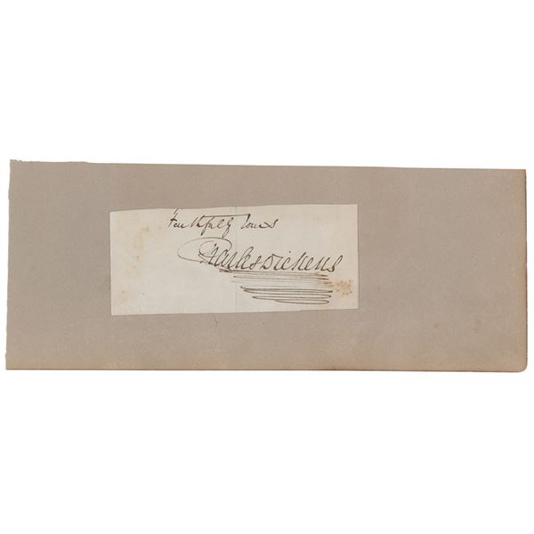 Charles Dickens Signature