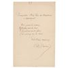 Image 1 : Alexandre Dumas, pere Autograph Quotation Signed