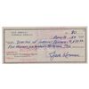 Image 1 : Jack Kerouac Signed Check