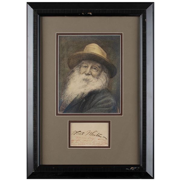 Walt Whitman Signature