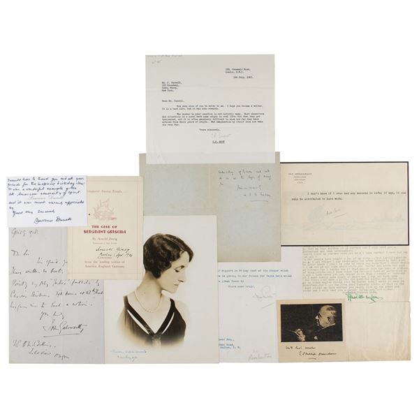 British and Continental Writers (9) Signed Items