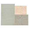 Image 1 : Alexandre Dumas, fils (3) Autograph Letters Signed