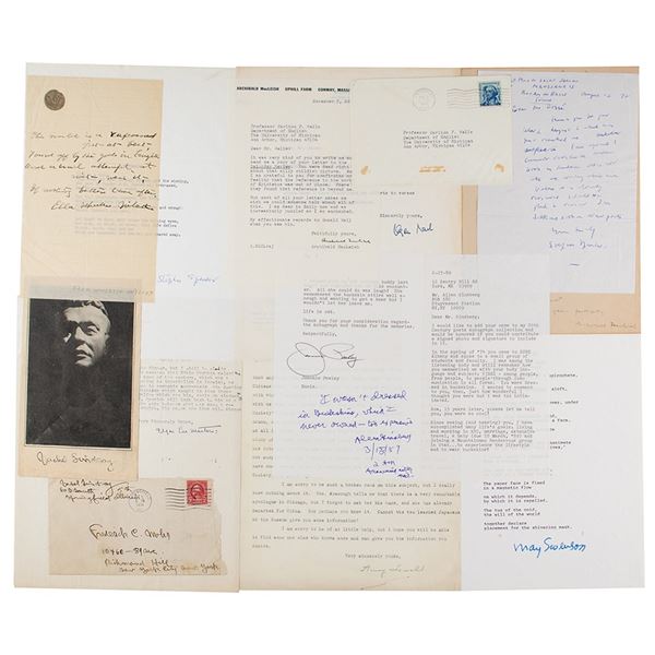 Poets (12) Signed Items