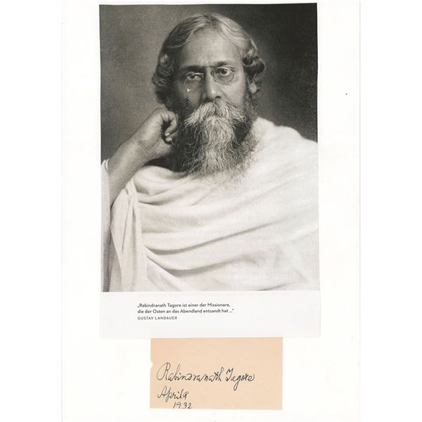 Rabindranath Tagore Signature