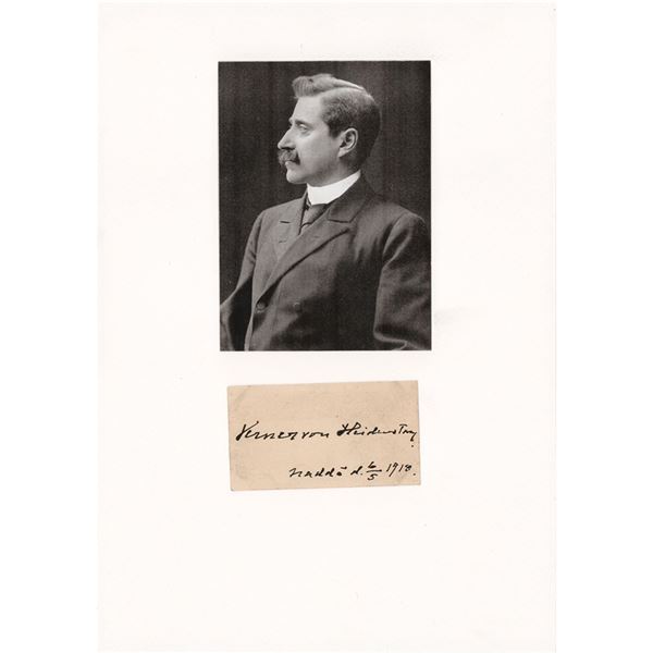 Verner von Heidenstam Signature