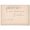 Image 1 : Richard Strauss Autograph Musical Quotation Signed