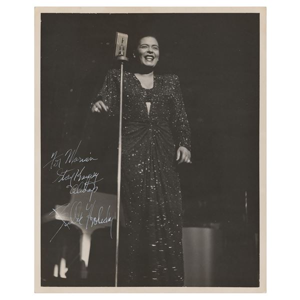 Billie Holiday Signed Photograph