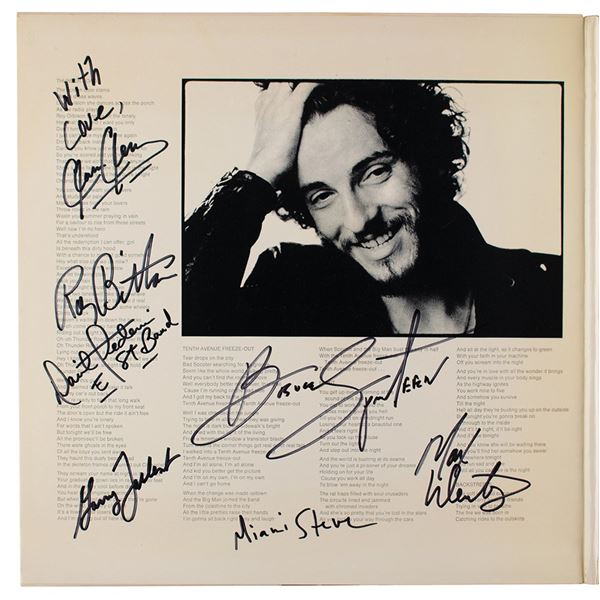 Bruce Springsteen and the E Street Band Signed Album