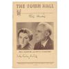 Image 1 : Bela Bartok Signed Program