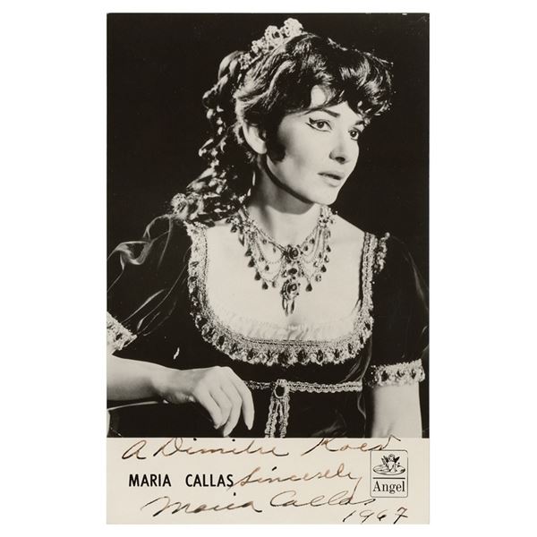 Maria Callas Signed Photograph