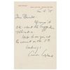 Image 1 : Aaron Copland Autograph Letter Signed