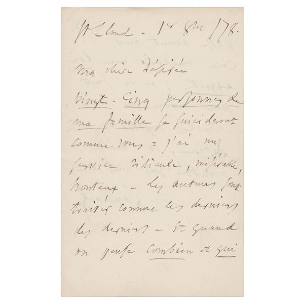 Charles Gounod Autograph Letter Signed