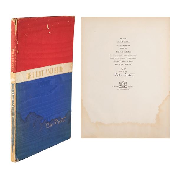 Cole Porter Signed Book