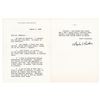 Image 1 : Stephen Sondheim Typed Letter Signed