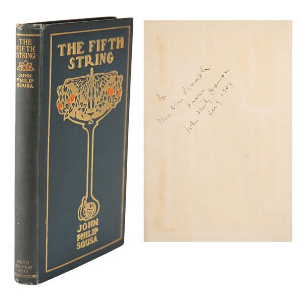 John Philip Sousa Signed Book