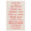 Image 2 : Muddy Waters and Band Signed Handbill