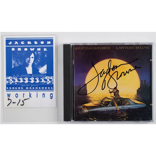 Jackson Browne Signed CD