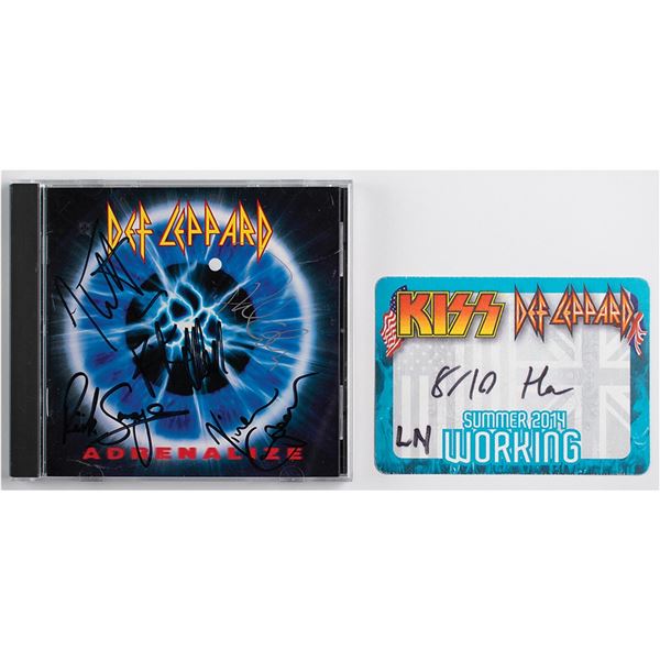 Def Leppard Signed CD