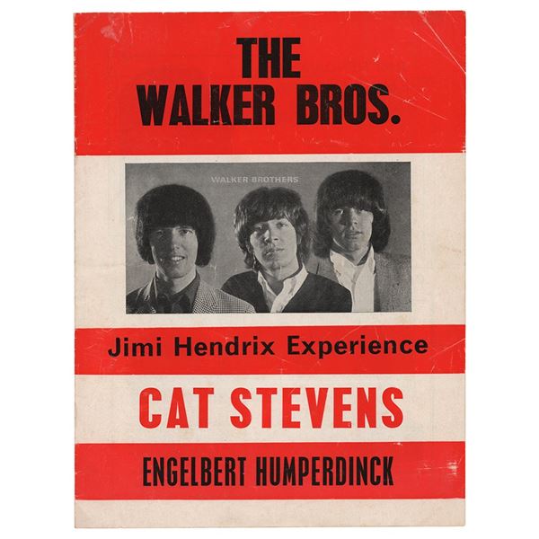 Jimi Hendrix Experience Unofficial 1967 Tour Program