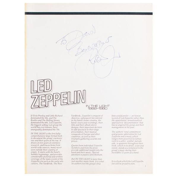Led Zeppelin: Robert Plant