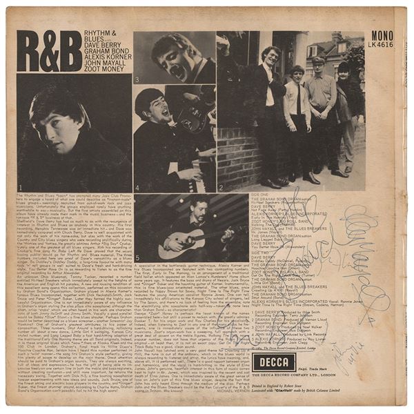 John Mayall & the Bluesbreakers Signed Album with Ginger Baker