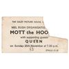 Image 1 : Queen 1973 Edinburgh Ticket Stub