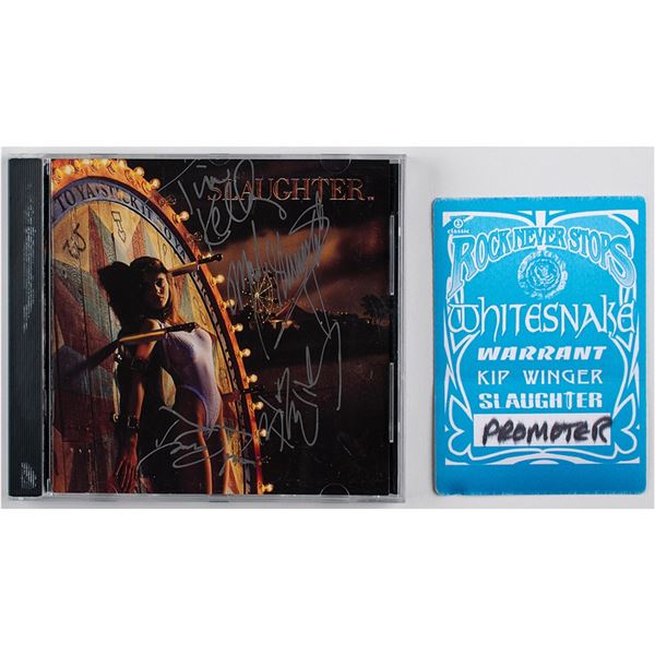 Slaughter Signed CD