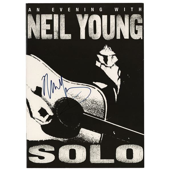 Neil Young Signed Program