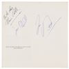 Image 1 : Bee Gees Signed 'E.S.P.' Christmas Card Insert