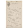 Image 1 : Harry Houdini Autograph Letter Signed
