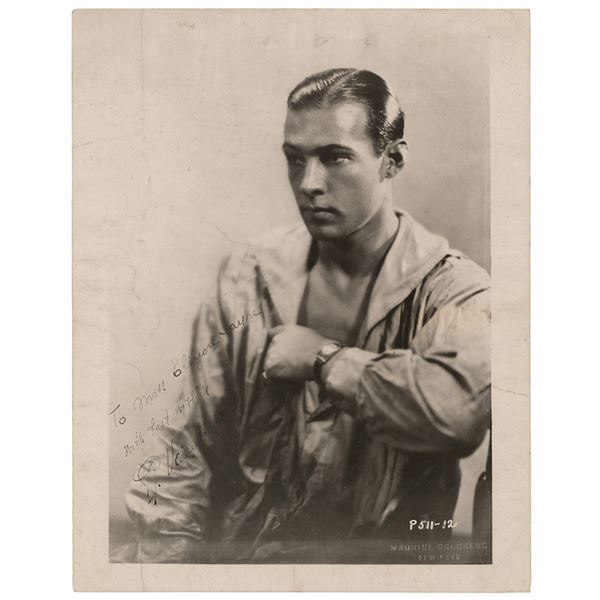 Rudolph Valentino Signed Photograph