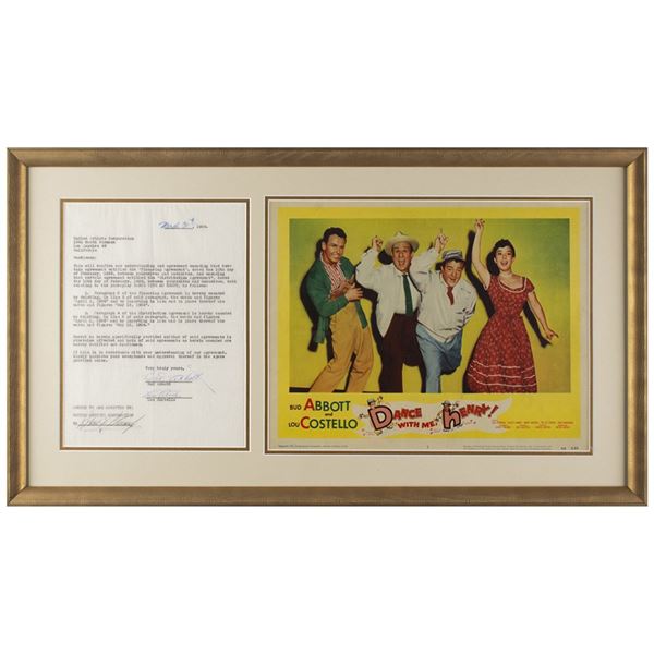 Abbott and Costello Document Signed