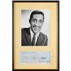 Image 1 : Sammy Davis, Jr. Signed Check
