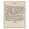 Image 1 : Stan Laurel Typed Letter Signed